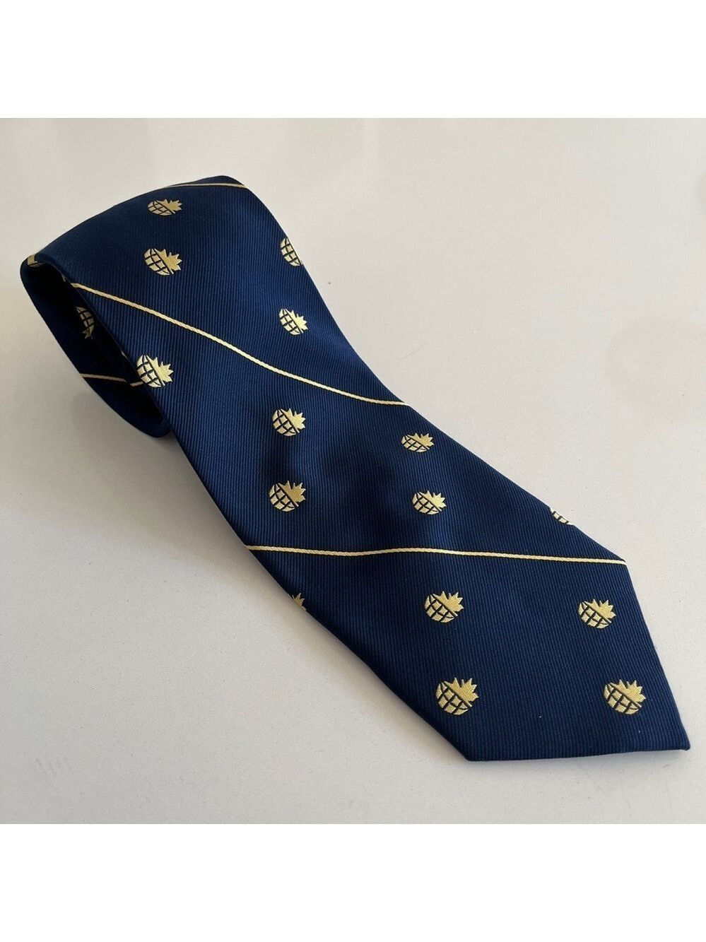 CANADIAN COUNCIL OF CHIEF EXECUTIVES 100% Silk Tie Blue Handmade Official Logo
